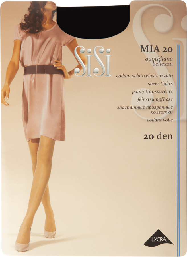 

Колготки женские Sisi Mia 20 den nero р 3