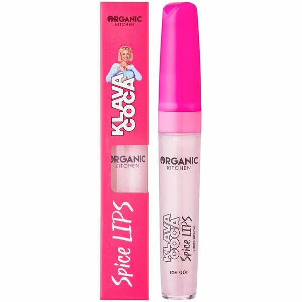 Блеск для губ Organic Kitchen Klava Coca увлажняющий тон 001