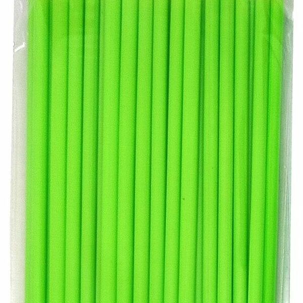 Трубочки пластиковые, салатовый, 120 мм, 50 шт
