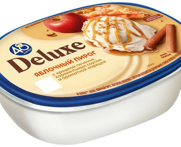 Мороженое 48 копеек Deluxe Яблочный пирог 478г