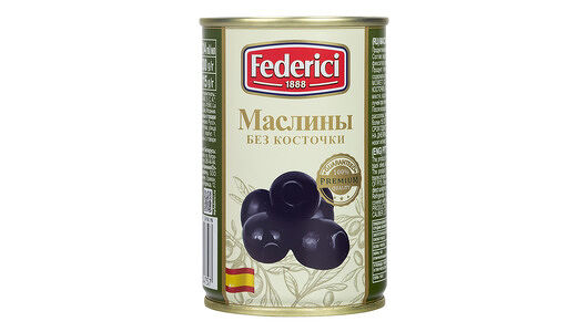 Маслины Federici без косточки 300г