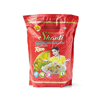 Рис Shanti Басмати Селла пропаренный 1 кг