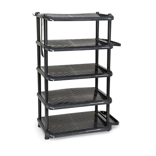 Этажерка для обуви ПОЛИМЕРБЫТ, 5-и уровневая, пластик