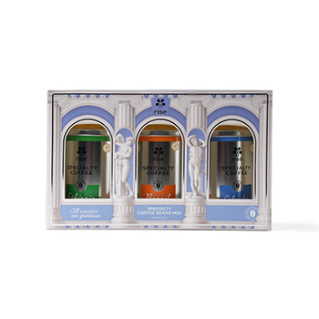 

Подарочный набор кофе в зёрнах RISE 3 банки 600г, Россия