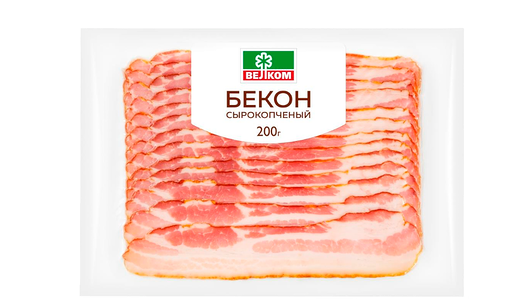 Бекон сырокопченый Велком, 200 г