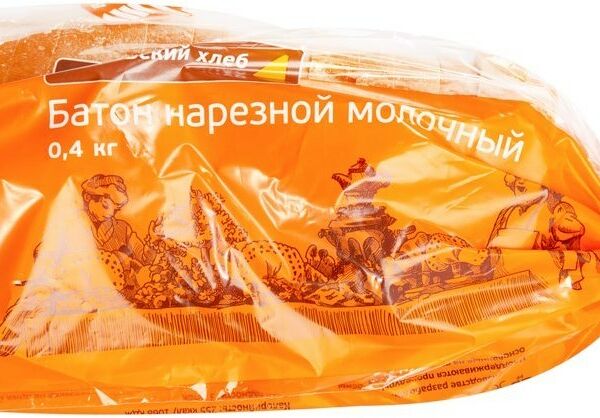 Батон Покровский хлеб Нарезной Молочный