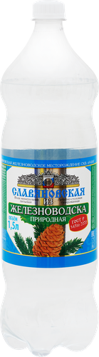 

Вода минеральная Славяновская природная лечебно-столовая газированная, 1.5 л