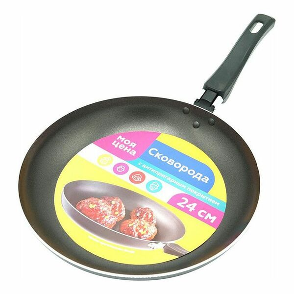 Сковорода Моя цена антипригарная D24см