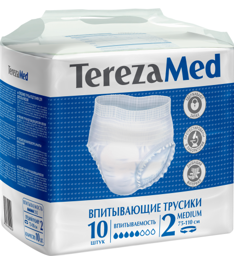 

Трусы-подгузники TerezaMed для взрослых размер M 75-110 см 10 шт.