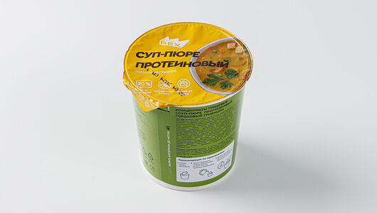 Суп-пюре протеиновый гороховый с грибами