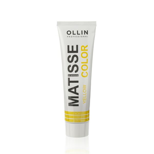 Тонирующая маска для волос Ollin Professional Matisse Color прямого действия Желтый