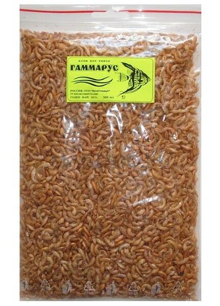 Корм для рыб и рептилий Витастандарт Гаммарус