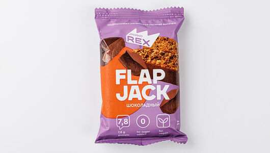 ProteinRex протеиновое овсяное печенье FlapJack 15% шоколад 60 г