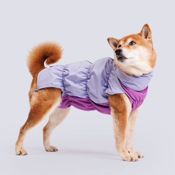 Жилетка с мембраной и подкладкой для собак, длина спины 40, лаванда (девочка)