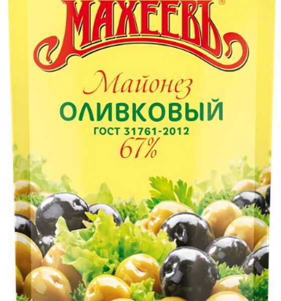 Майонез Оливковый 67% дой-пак 380г Махеевъ