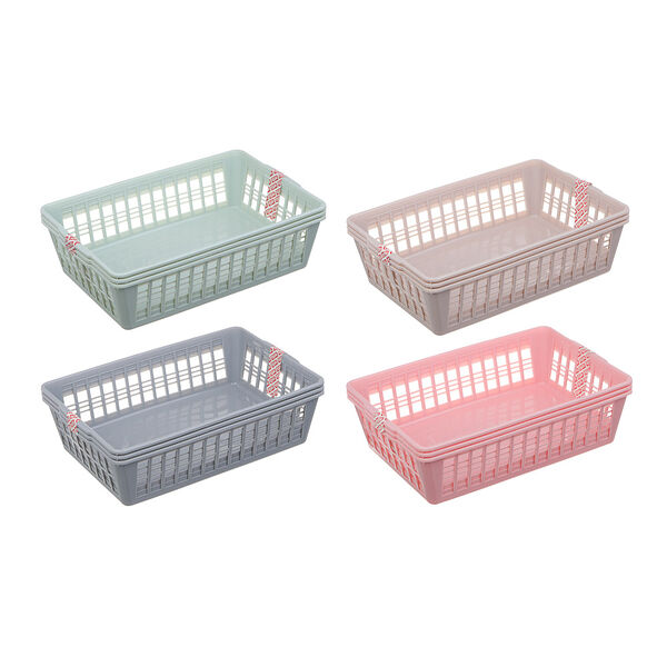 Vetta набор корзинок для мелочей, 3шт, полипропилен, 24х16х6см