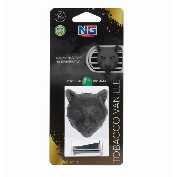 New galaxy ароматизатор 3d пантера, tobacco vanille