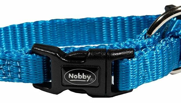 Ошейник для собак CLASSIC PRENO 13-20см/10мм нейлон голубой NOBBY
