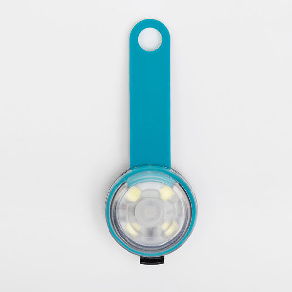 Накладка светящаяся на ошейник для собак зеленая силикон USB 3х8 см