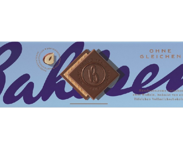 Вафли Bahlsen Ohne Glelchen с молочным шоколадом и начинкой из нежного орехового крема