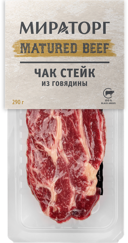 

Стейк из говядины Мираторг Matured Beef Чак 290 г