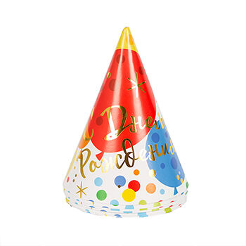 Колпак Веселая Затея шары конфетти С ДР 6шт.