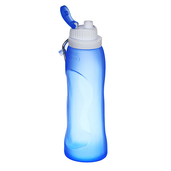 Flomik бутылочка спортивная, складная, 7х21см, силикон