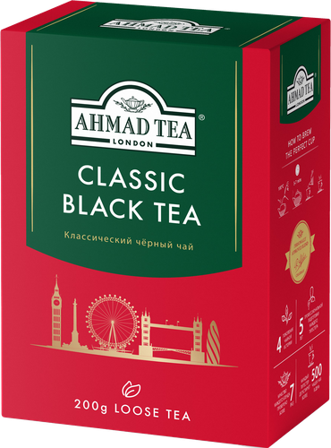 

Чай черный Ahmad tea Классический среднелистовой 200 г