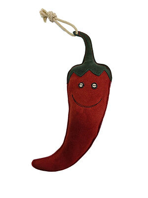 Замшевая игрушка мягко-набивная BOW WOW чили перчик (натур.кожа) EIP-5152