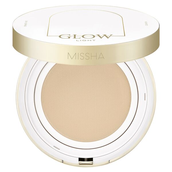 MISSHA Glow Cushion Light Тональный кушон для лица с коллагеном, 13 мл, 23 Sand