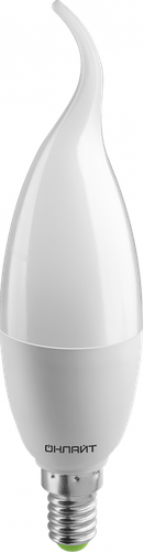 

Лампа светодиодная Онлайт Свеча 10Вт E14 теплый