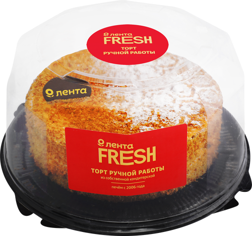 

Торт Лента Fresh Медовик с вареной сгущенкой, 285 г