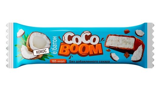 Батончик кокосовый Ё-батон Coco Boom глазированный 40 г