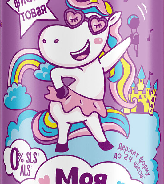 Пенка-мусс цветная Моя Прелесть Воздушная зефирка фиолет 200мл