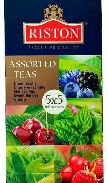 Чайный набор Riston Травяное Ассорти в пакетиках, 25 шт.