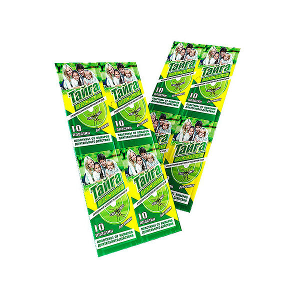Тайга Family инсектицидные пластины от комаров 10 шт.