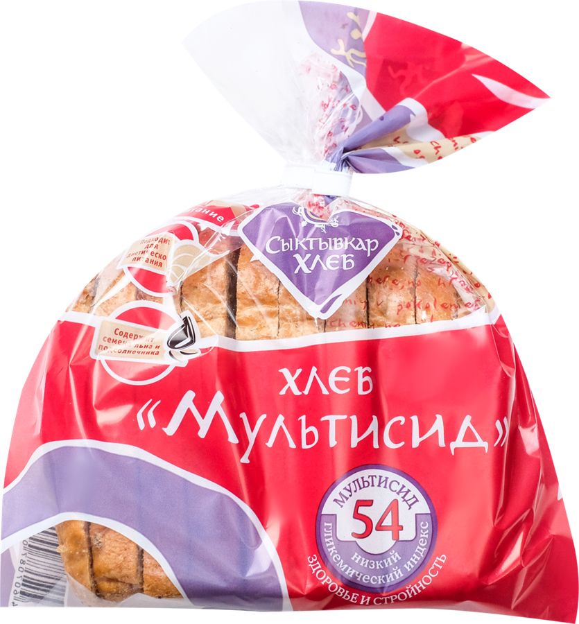 

Хлеб СЫКТЫВКАРХЛЕБ Мультисид диетический в нарезке