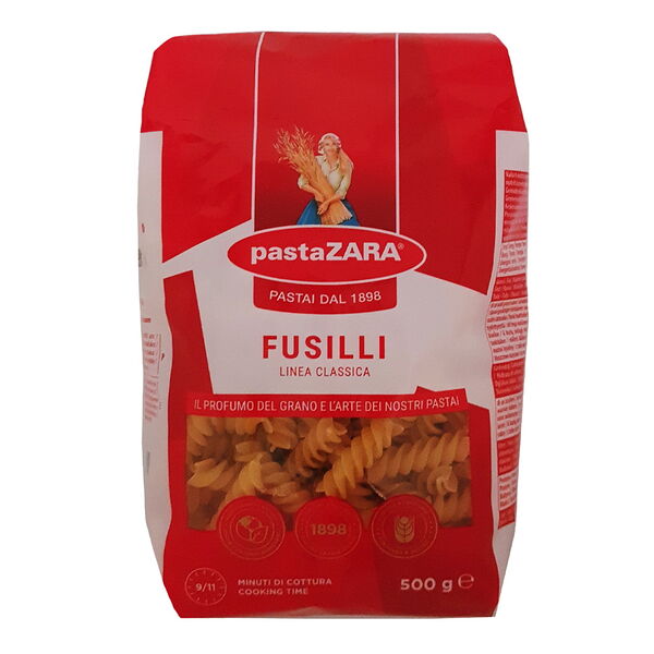 Макаронные изделия Pasta Zara fusilli грА из тв сортов пшеницы 500г