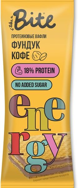 Вафли Take a Bite Фундук-Кофе 35г