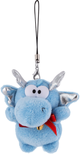 

Брелок Homeclub Дракон с бантиком 6 см, текстиль, в ассортименте