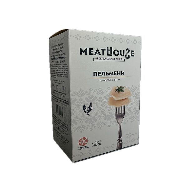 Полуфабрикат в тесте с начинкой мясн мор Пельмени MeatHouse с курицей 400г