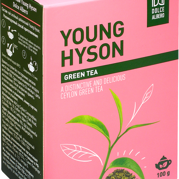 Чай зеленый Dolce Albero Young Hyson, листовой