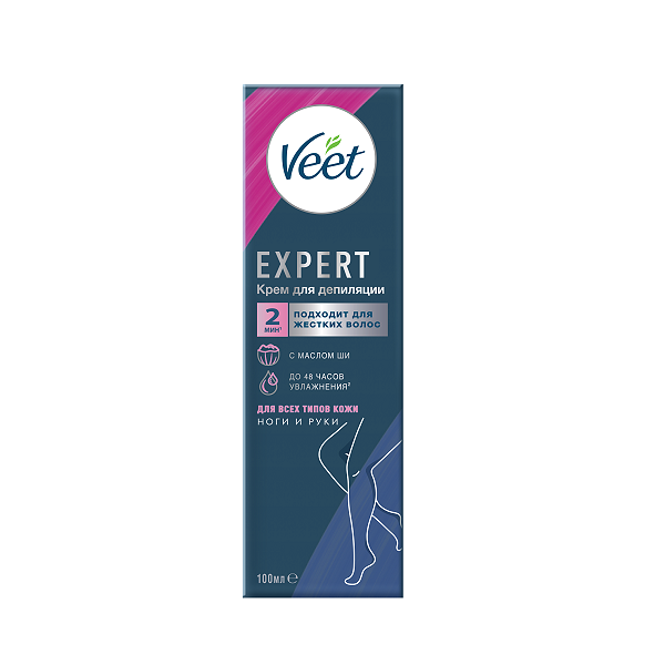 Veet Expert крем для депиляции для всех типов кожи 100 мл