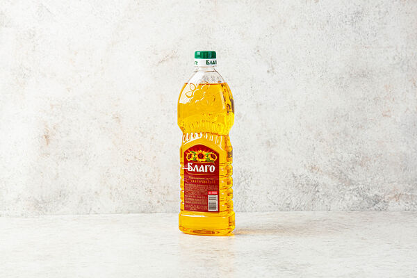 Масло Благо подсолнечное нерафинированное
