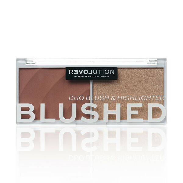 Румяна + хайлайтер для лица Relove by Revolution Blushed Duo , Kindness , 5,8г