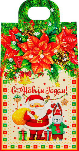 

Подарок новогодний КФ ПЕРМСКАЯ Крафтовый домик, 120г