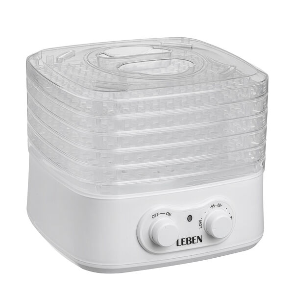 Leben сушилка для овощей и фруктов, 250вт, 5 уровней