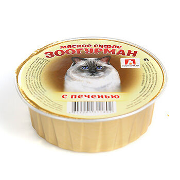 Корм для кошек суфле с печенью ТМ Зоогурман 