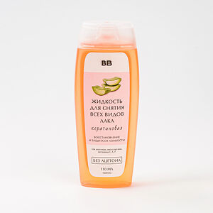 Жидкость для снятия всех видов лака "Кератиновая", 110 мл