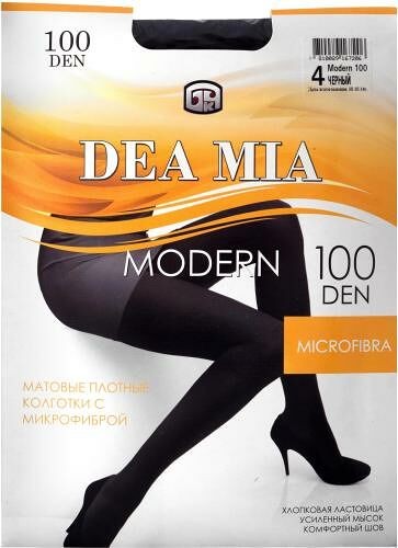 Колготки женские Dea Mia Modern 100 den черные размер 4